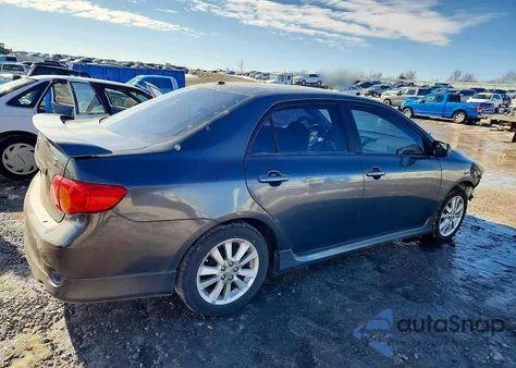 2009 Toyota Corolla Base z USA, uszkodzony, nr VIN 1NXBU40EX9Z099993